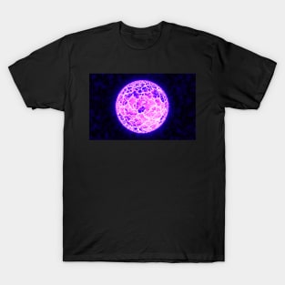 Exploding Sun - Blue T-Shirt